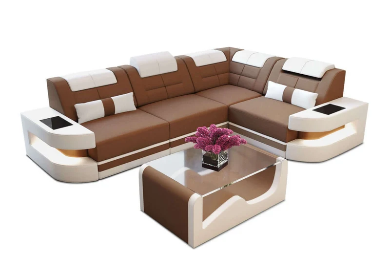 Stoff Ecksofa Como L-Form