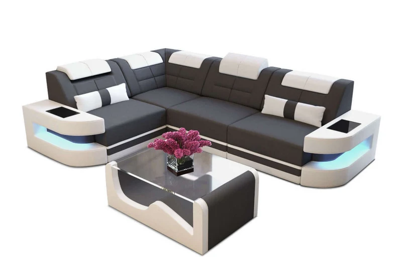 Stoff Ecksofa Como L-Form