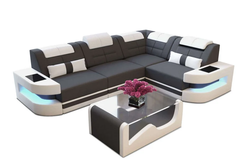 Stoff Ecksofa Como L-Form
