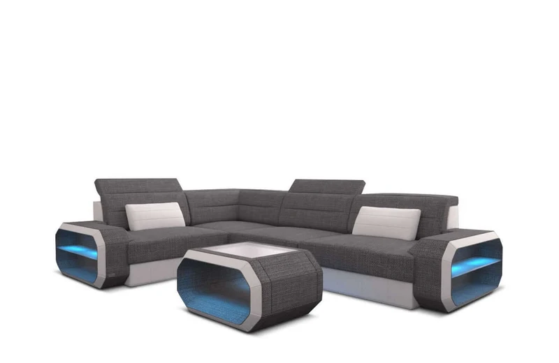 Ecksofa Verona L-Form aus Stoff