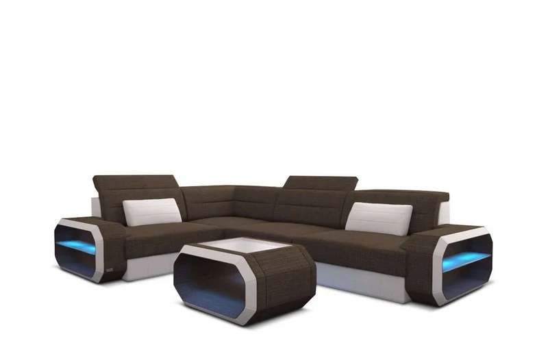 Ecksofa Verona L-Form aus Stoff