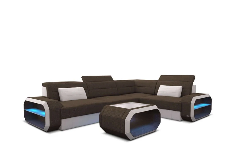 Ecksofa Verona L-Form aus Stoff