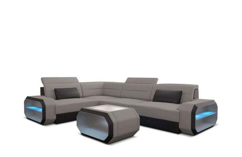 Ecksofa Verona L-Form aus Stoff