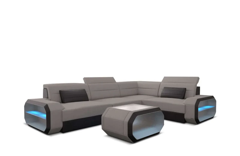 Ecksofa Verona L-Form aus Stoff