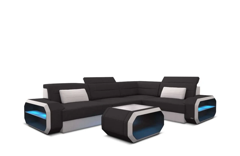 Ecksofa Verona L-Form aus Stoff