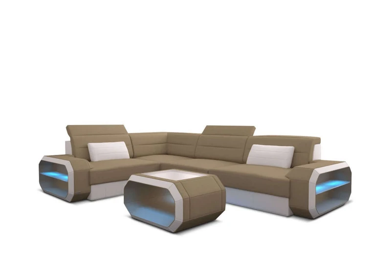 Ecksofa Verona L-Form aus Stoff