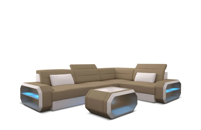 Ecksofa Verona L-Form aus Stoff