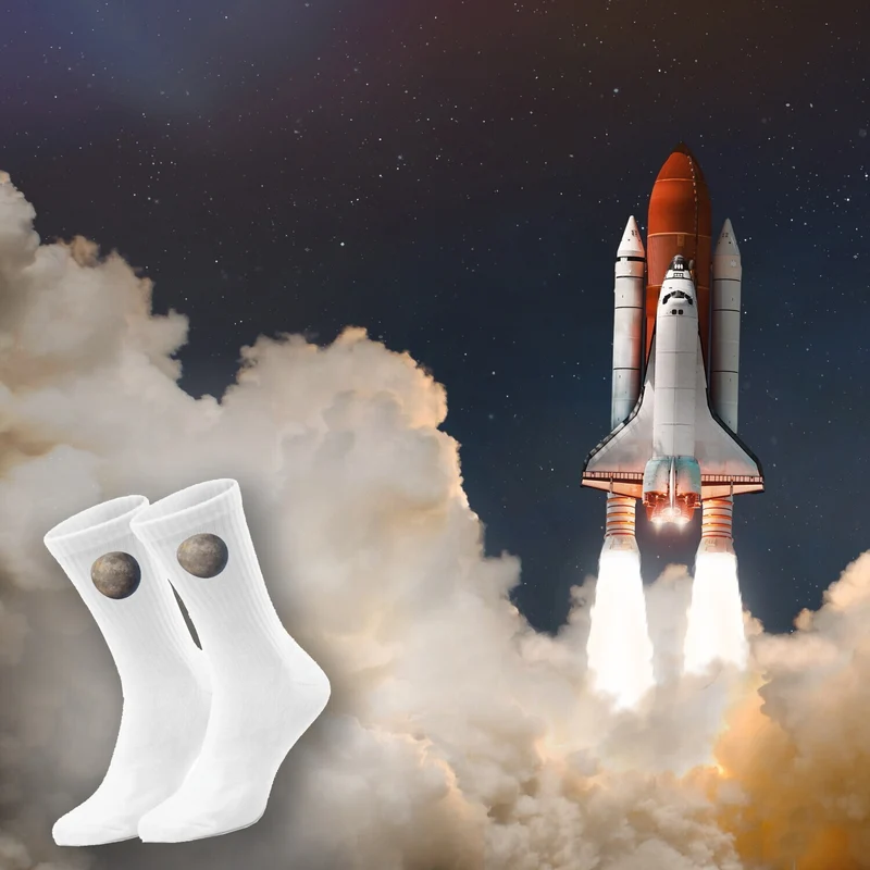 epicsocks Planeten Zauber Merkur Socken in 37-41 im Paar