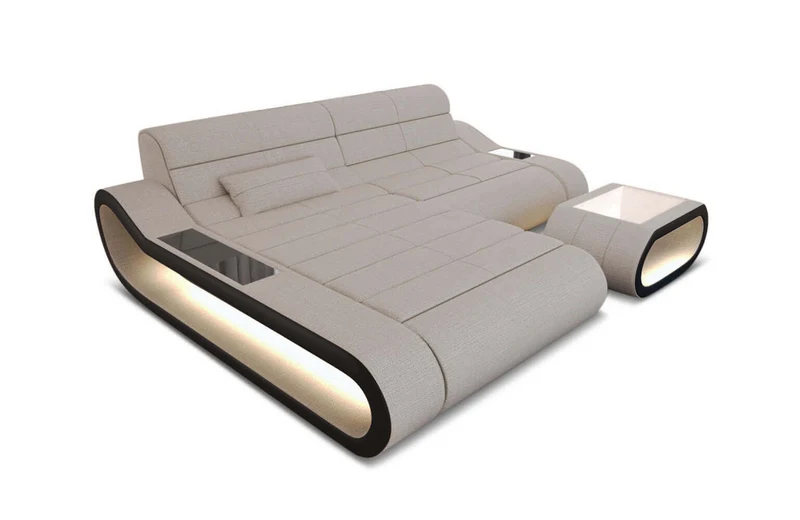 Stoff Ecksofa Concept L-Form