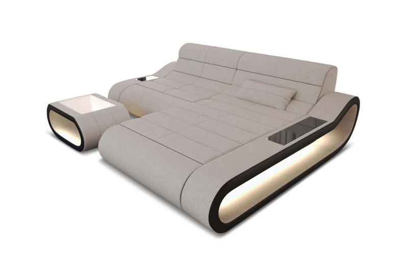 Stoff Ecksofa Concept L-Form