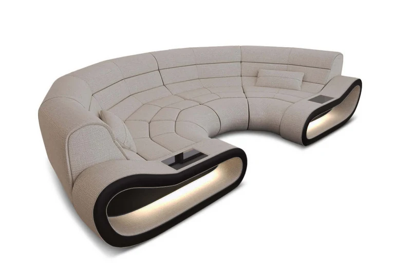 Stoff Bigsofa Concept U-Form