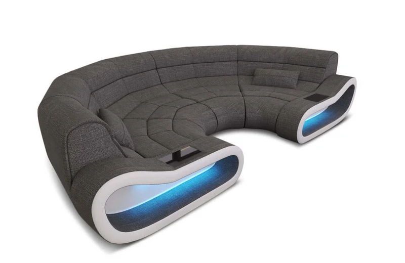 Stoff Bigsofa Concept U-Form