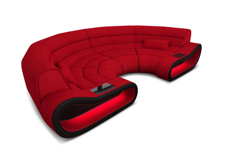 Stoff Bigsofa Concept U-Form