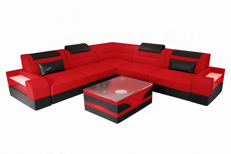 Couch Trivento L-Form in Stoff