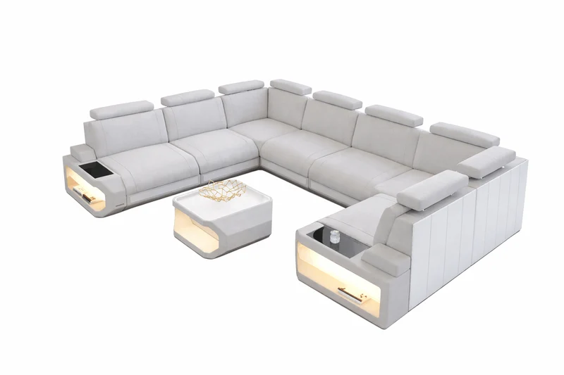 Couchlandschaft Siena U-Form in Stoff