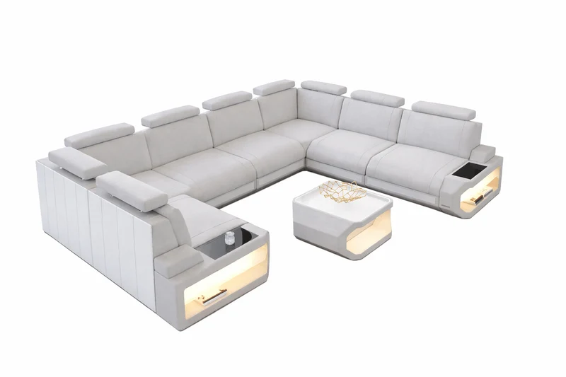 Couchlandschaft Siena U-Form in Stoff