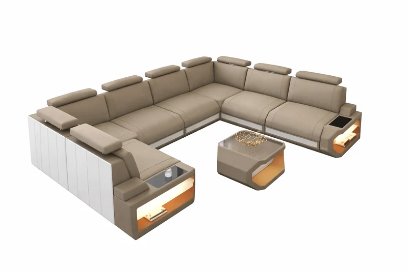 Couchlandschaft Siena U-Form in Stoff