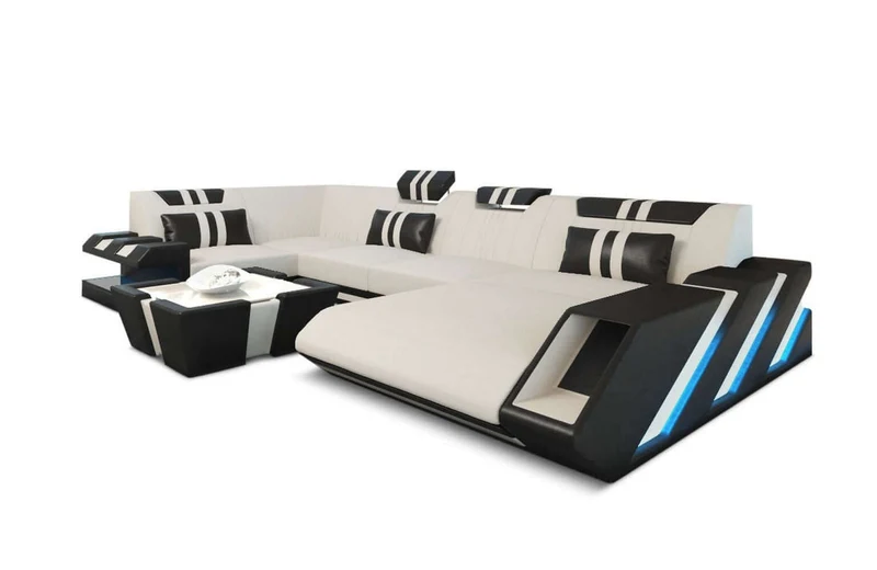 Couchlandschaft Apollonia U-Form in Stoff