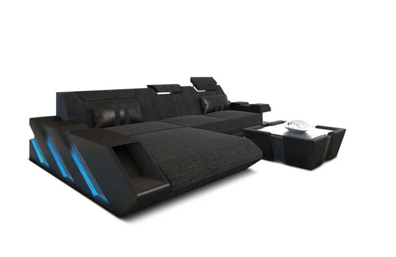 Stoff Ecksofa Apollonia L-Form