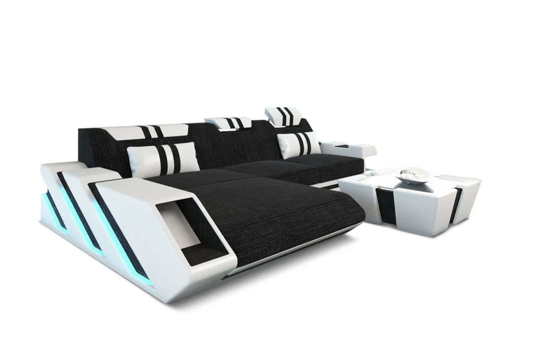 Stoff Ecksofa Apollonia L-Form