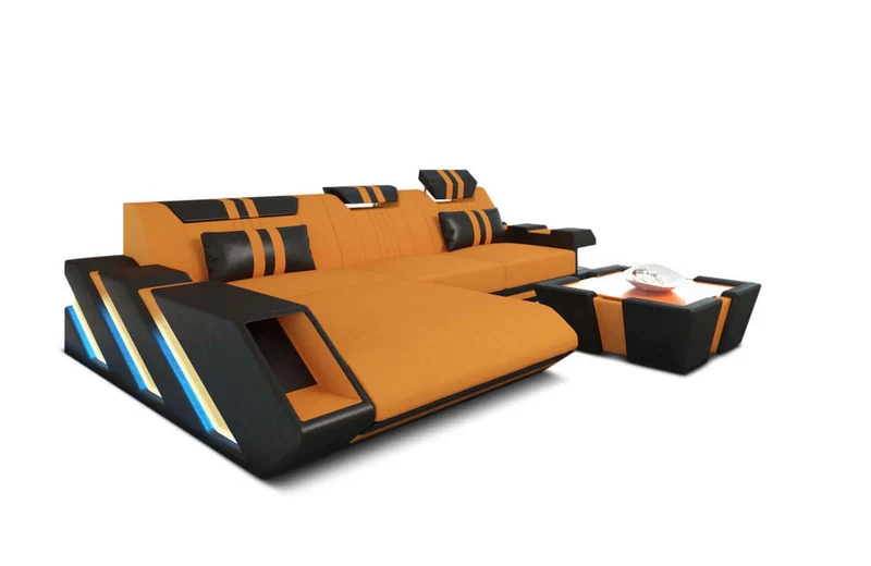 Stoff Ecksofa Apollonia L-Form