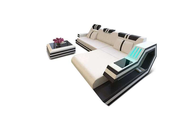 Stoff Ecksofa Ravenna L-Form