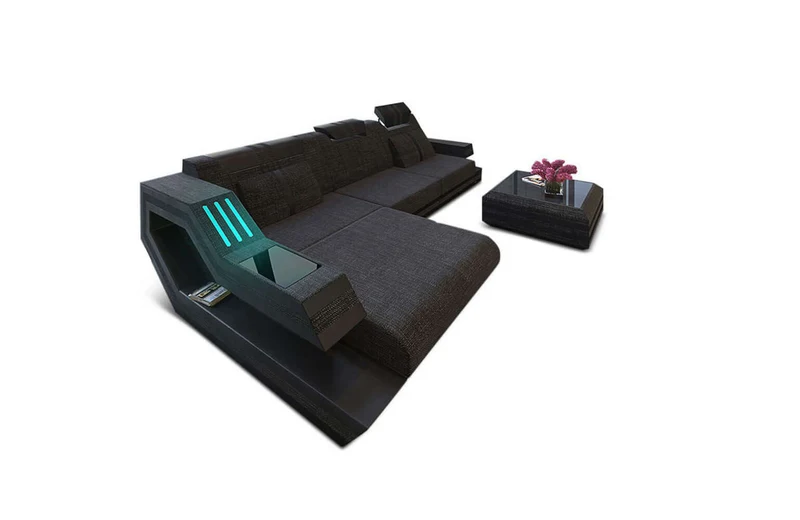 Stoff Ecksofa Ravenna L-Form