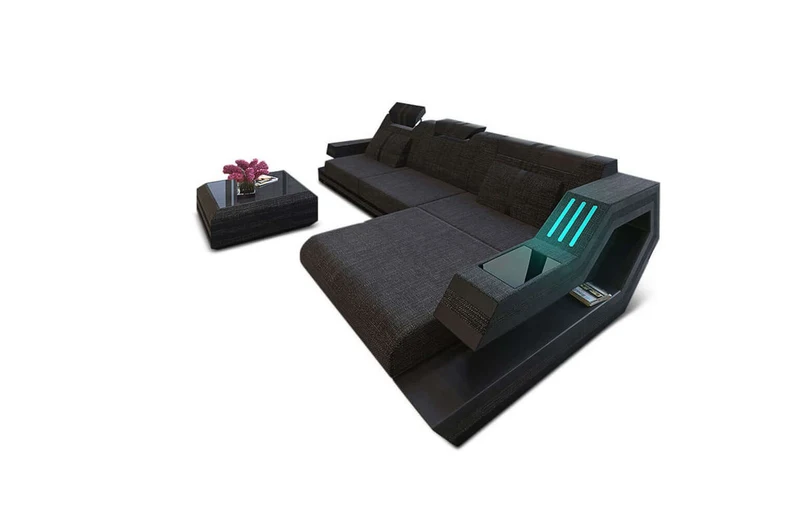 Stoff Ecksofa Ravenna L-Form