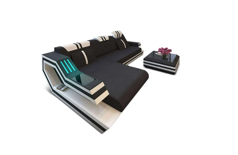 Stoff Ecksofa Ravenna L-Form
