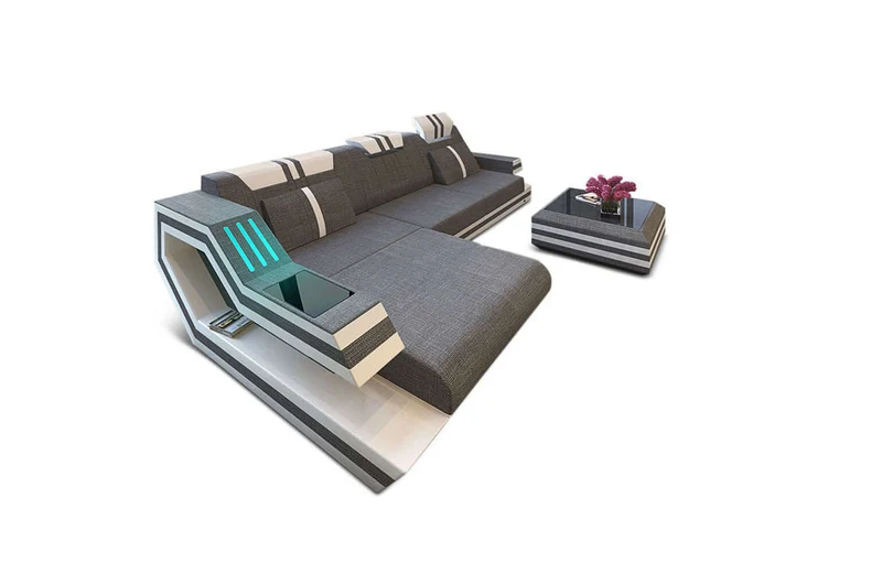 Stoff Ecksofa Ravenna L-Form