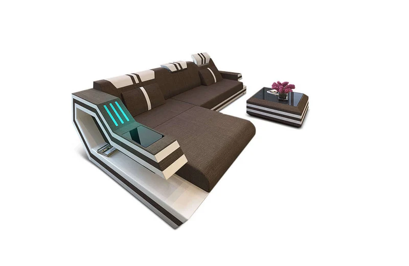 Stoff Ecksofa Ravenna L-Form