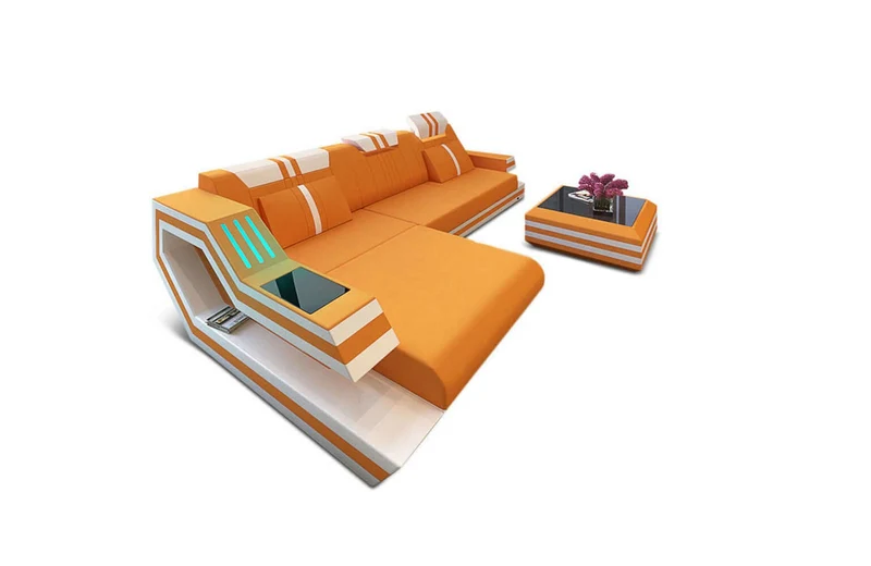 Stoff Ecksofa Ravenna L-Form