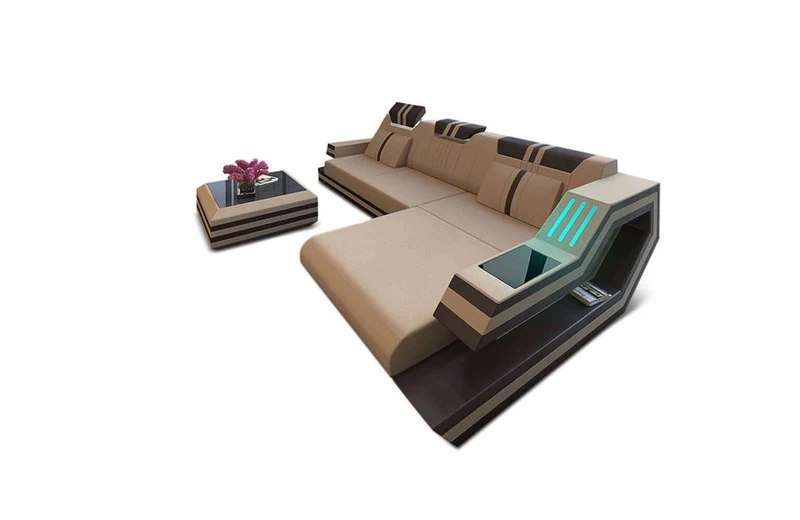 Stoff Ecksofa Ravenna L-Form