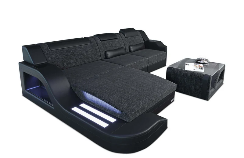 Stoff Ecksofa Palermo L-Form