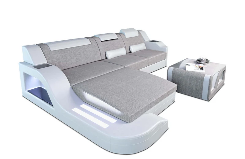 Stoff Ecksofa Palermo L-Form