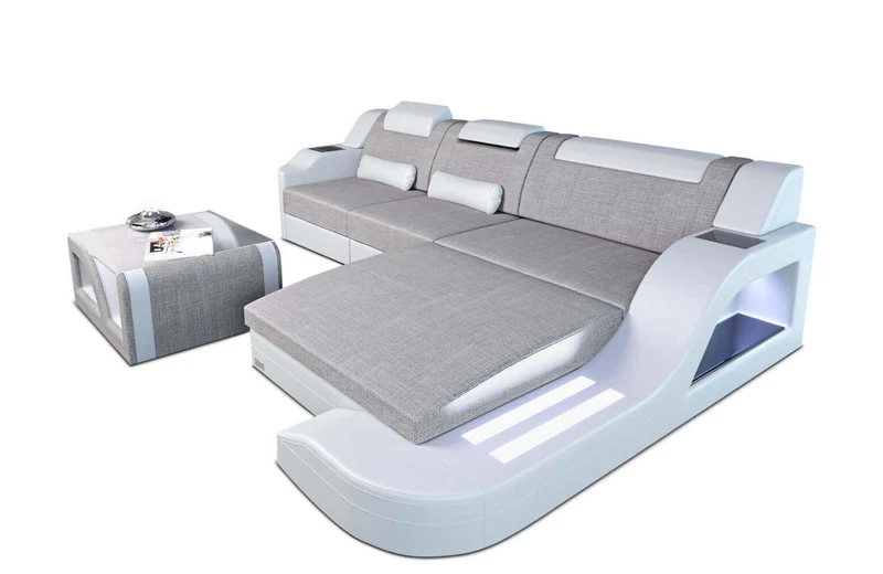 Stoff Ecksofa Palermo L-Form