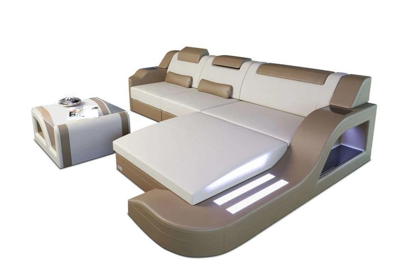 Stoff Ecksofa Palermo L-Form