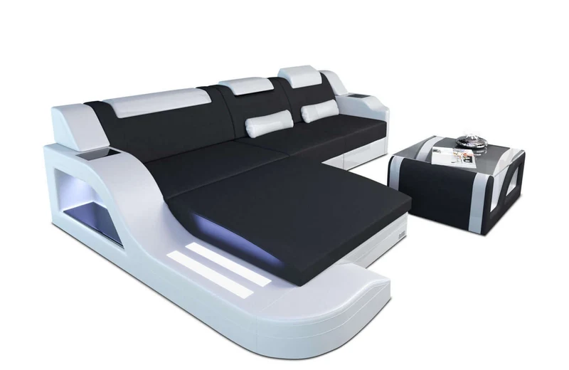 Stoff Ecksofa Palermo L-Form