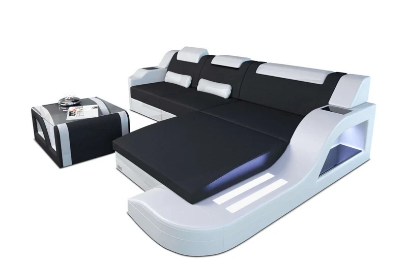 Stoff Ecksofa Palermo L-Form