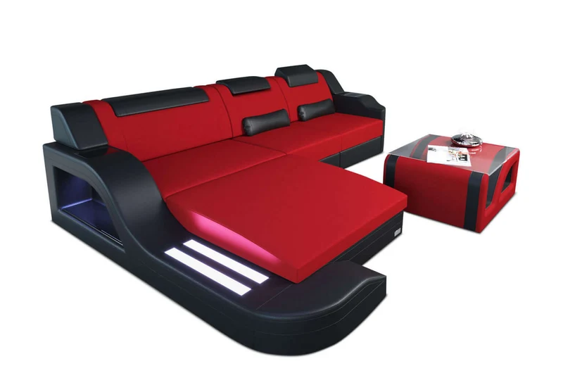 Stoff Ecksofa Palermo L-Form