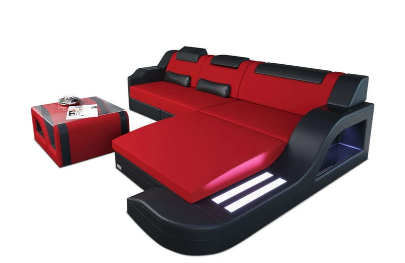 Stoff Ecksofa Palermo L-Form