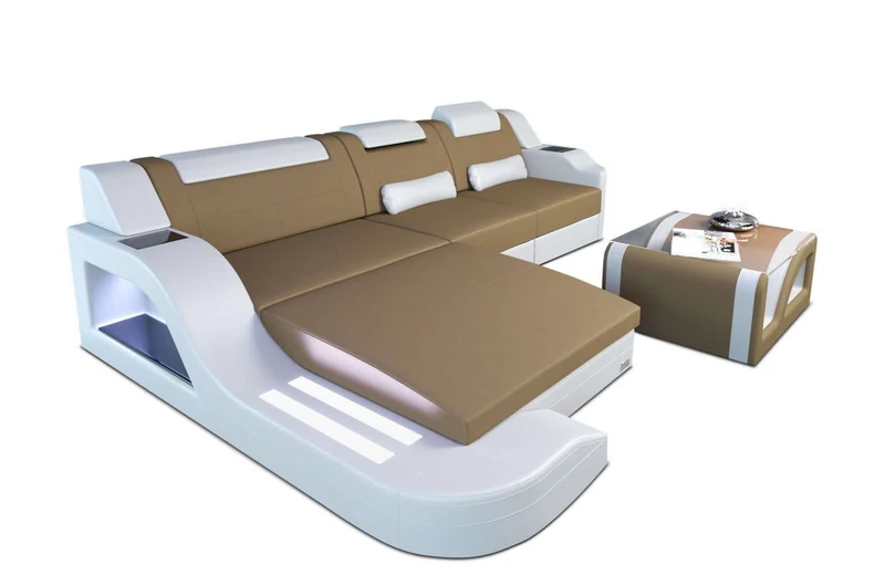 Stoff Ecksofa Palermo L-Form