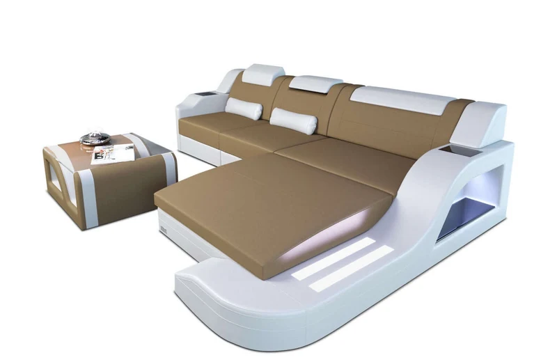 Stoff Ecksofa Palermo L-Form