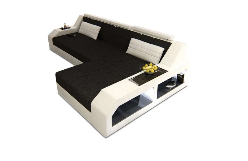 Ecksofa Arezzo L-Form aus Stoff