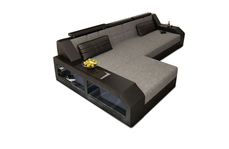 Ecksofa Arezzo L-Form aus Stoff