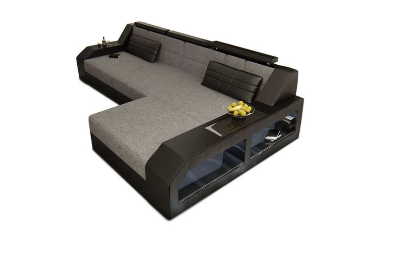 Ecksofa Arezzo L-Form aus Stoff