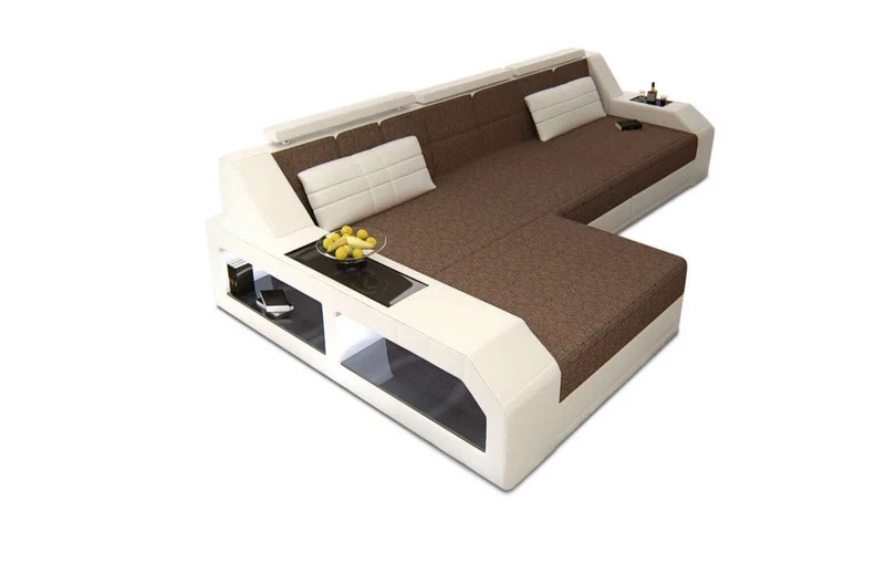 Ecksofa Arezzo L-Form aus Stoff