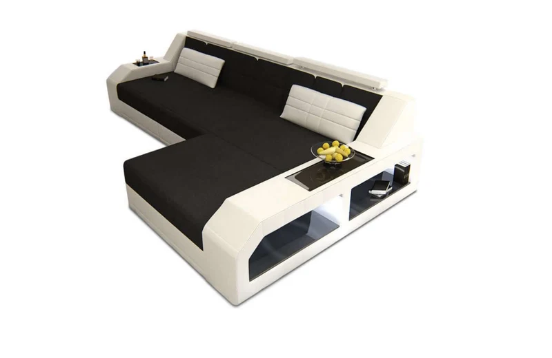 Ecksofa Arezzo L-Form aus Stoff