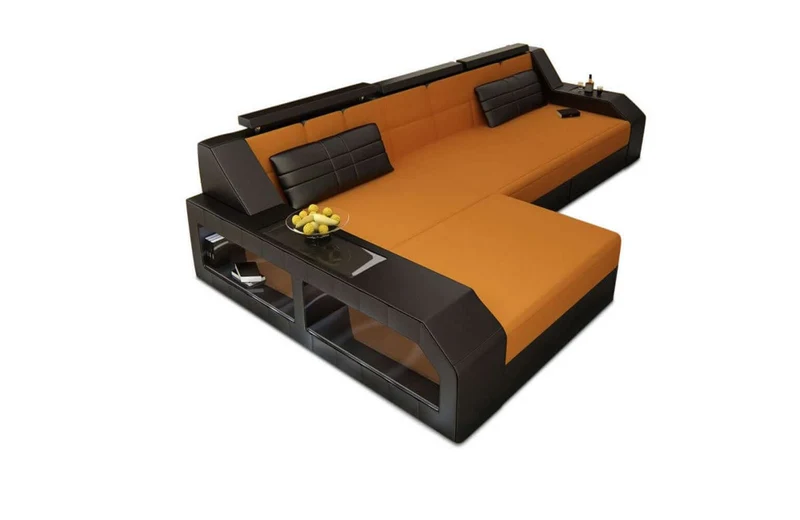 Ecksofa Arezzo L-Form aus Stoff