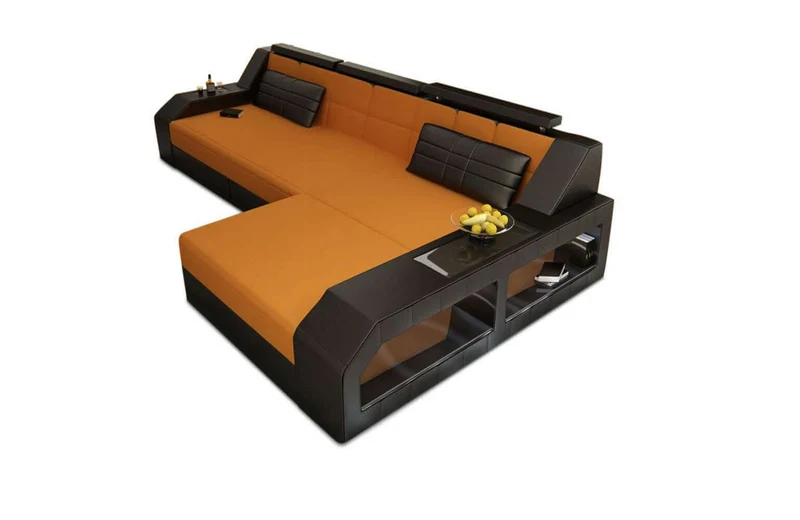 Ecksofa Arezzo L-Form aus Stoff